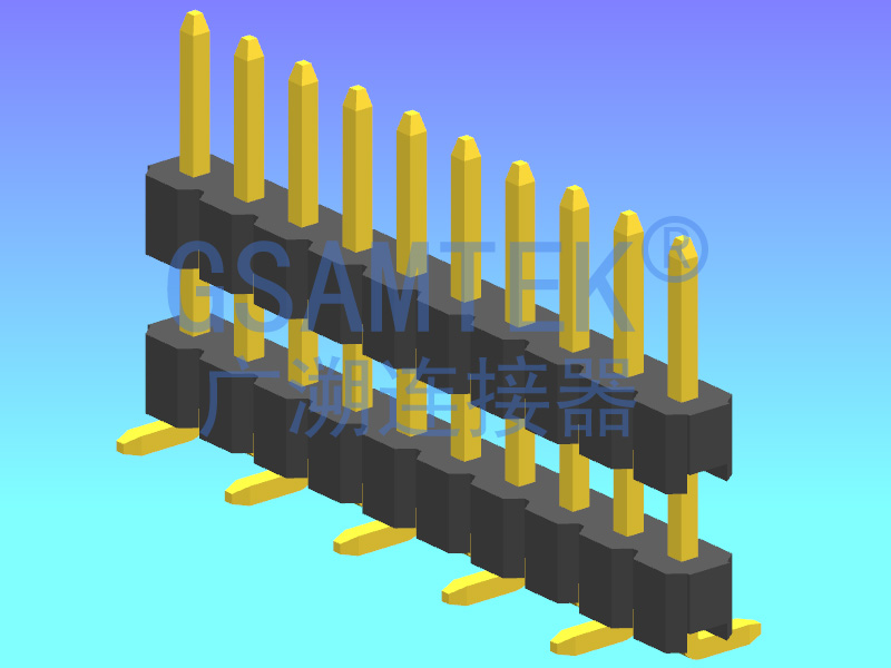 单排双塑SMT排针PH2.00 H2.0 W2.0