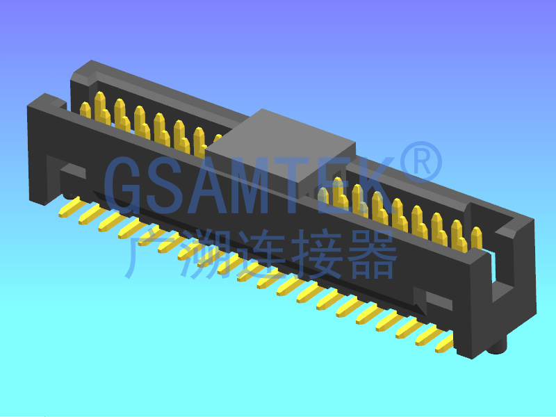 双排SMT简牛 PH1.27 H5.7 W5.6