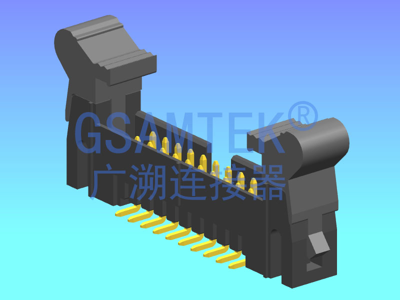 双排SMT短耳扣牛角 PH2.0 H16.7